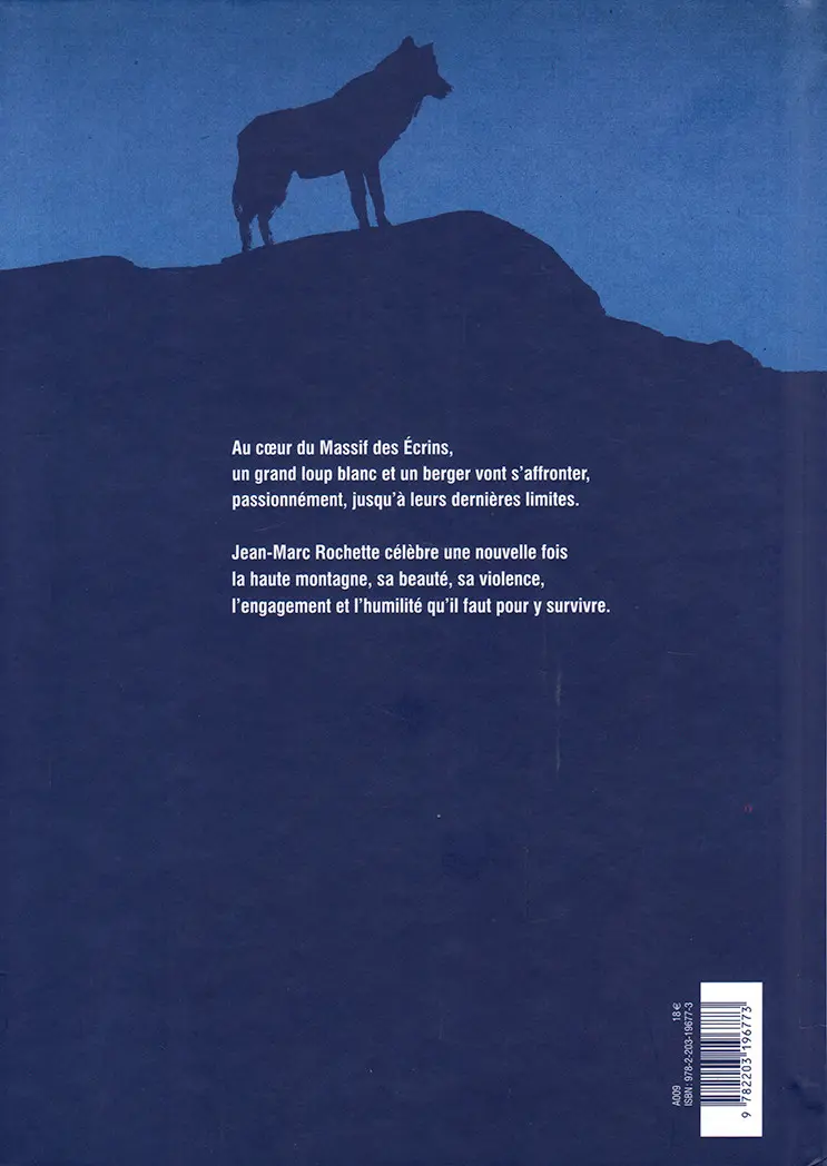 Verso de l'album Le Loup