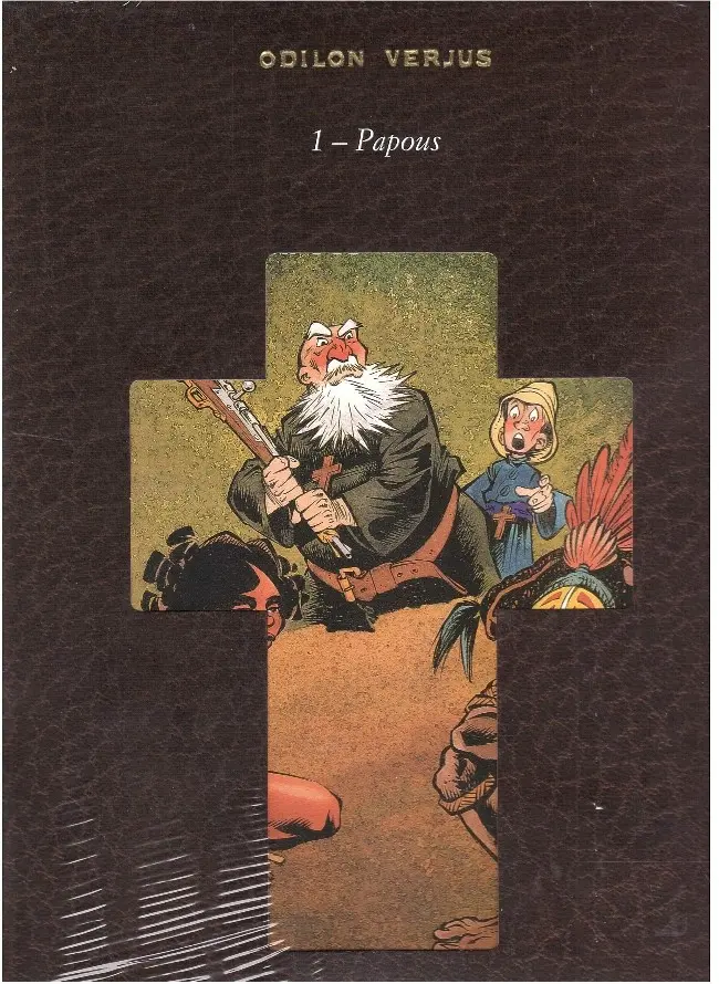 Couverture de l'album Les exploits d'Odilon Verjus Tome 1 Papous