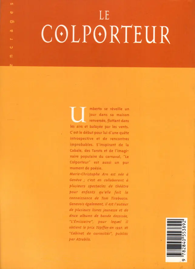 Verso de l'album Le Colporteur