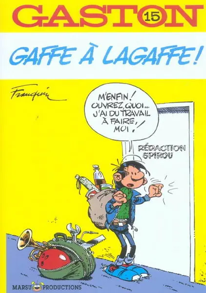 Couverture de l'album Gaston Tome 15 Gaffe à Lagaffe !
