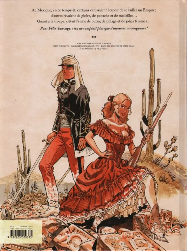 Verso de l'album Sauvage Tome 2 Dans les griffes de Salm-Salm
