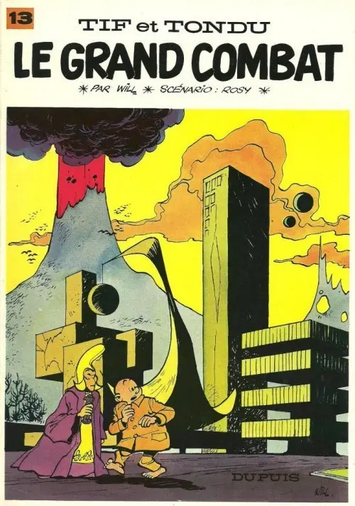 Couverture de l'album Tif et Tondu Tome 13 Le grand combat