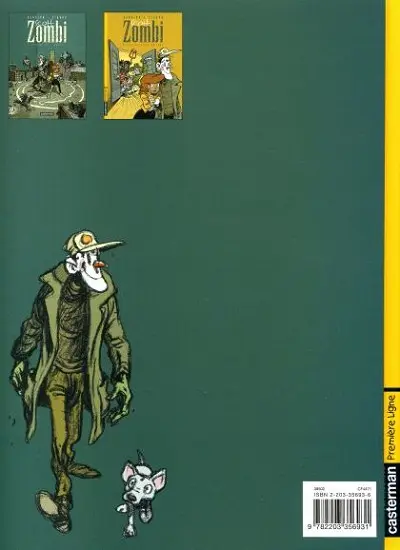 Verso de l'album Scott Zombi Tome 2 Fous et usage de fous