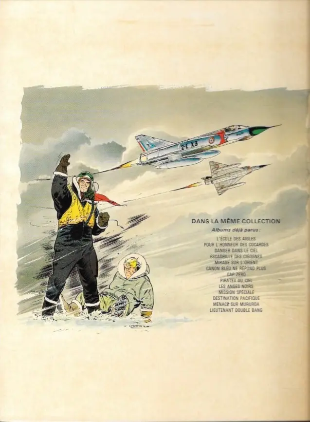 Verso de l'album Tanguy et Laverdure Tome 8 Pirates du ciel