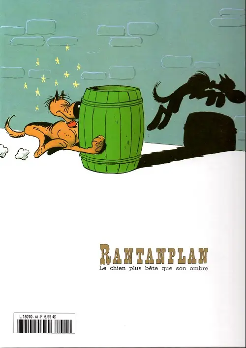 Verso de l'album Lucky Luke La collection Tome 48 Rantanplan - La mascotte