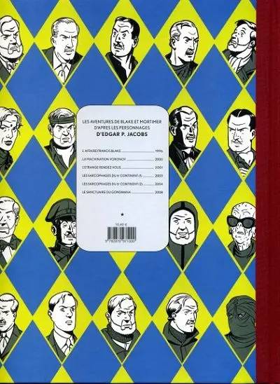 Verso de l'album Blake et Mortimer Tome 16 Les Sarcophages du 6e continent - Tome I - La Menace universelle