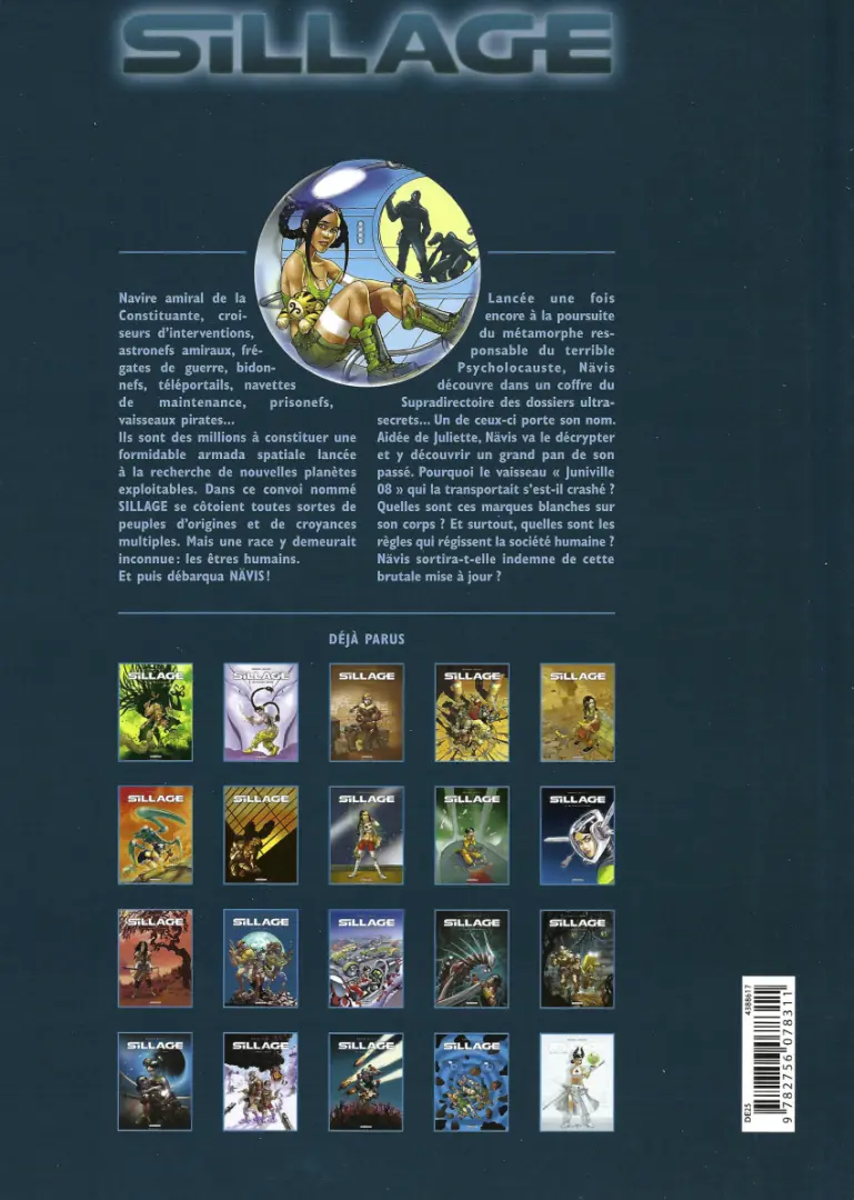 Verso de l'album Sillage Tome 20 Mise à jour