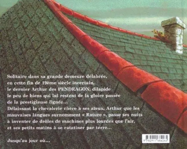 Verso de l'album Rature pendragon