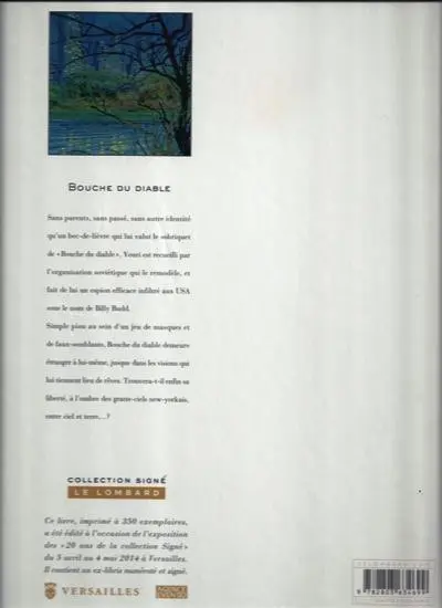 Verso de l'album Bouche du Diable