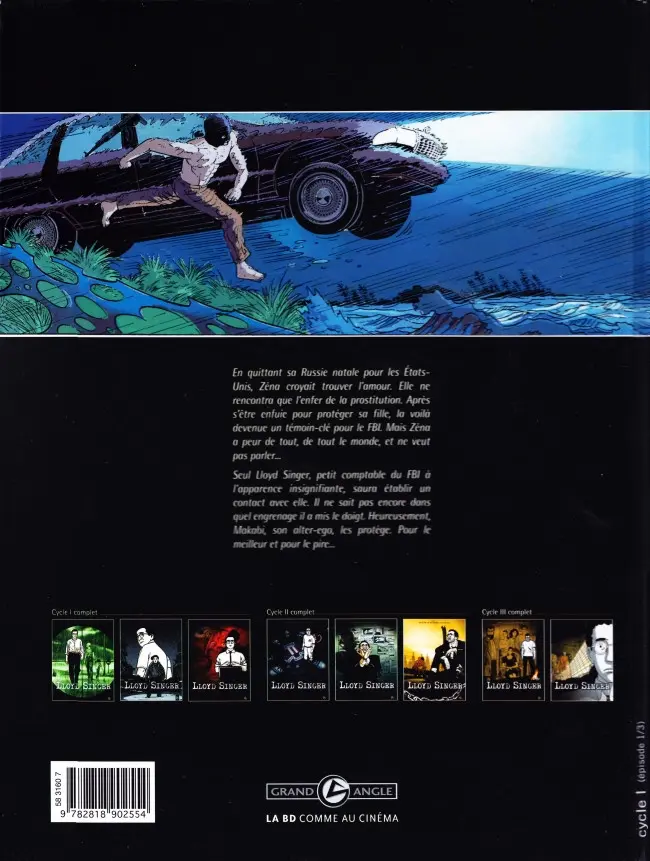 Verso de l'album Lloyd Singer Tome 1 Poupées russes