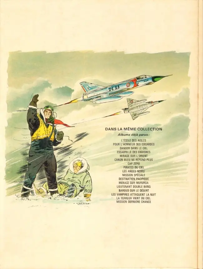 Verso de l'album Tanguy et Laverdure Tome 8 Pirates du ciel