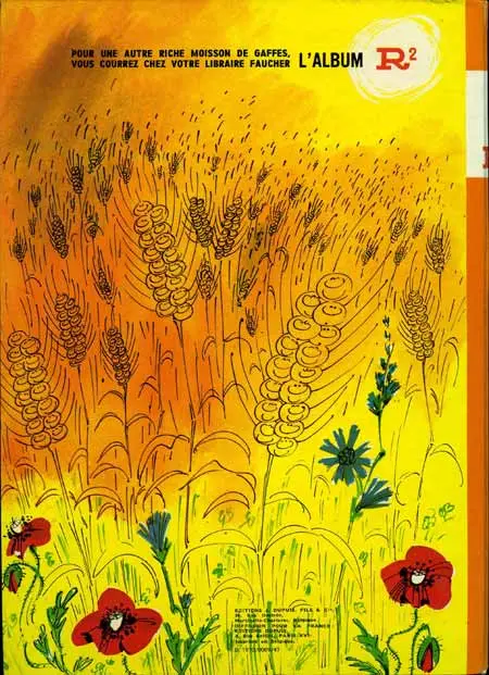 Verso de l'album Gaston Tome 1 Gala de gaffes à gogo