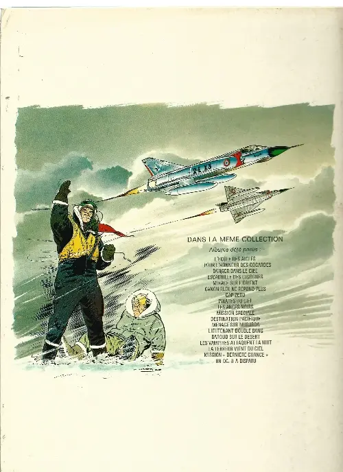 Verso de l'album Tanguy et Laverdure Tome 8 Pirates du ciel