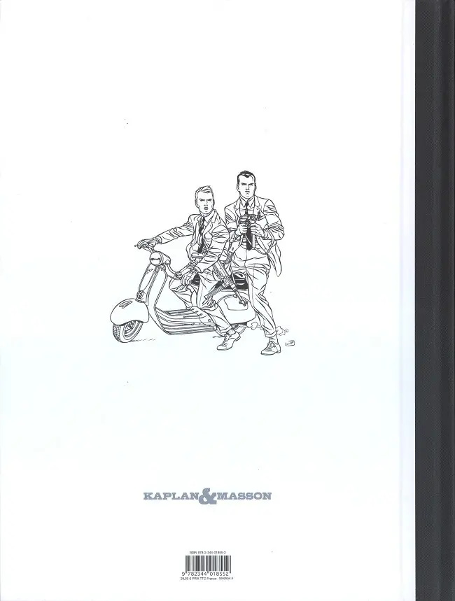 Verso de l'album Une aventure de Kaplan & Masson Tome 1 La Théorie du Chaos