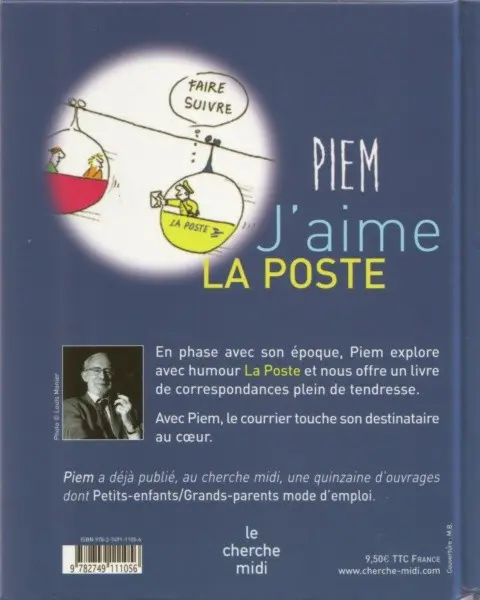 Verso de l'album J'aime la poste
