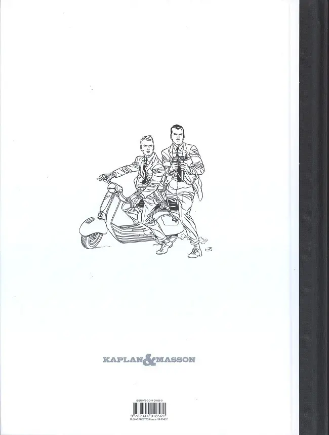 Verso de l'album Une aventure de Kaplan & Masson Tome 2 Il faut sauver Hitler