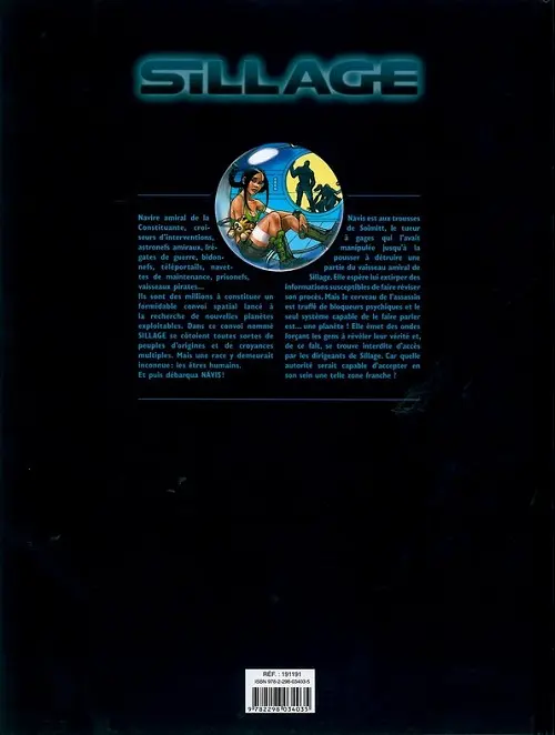 Verso de l'album Sillage Tome 12 Zone franche