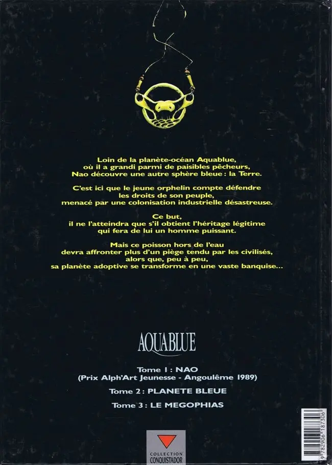 Verso de l'album Aquablue Tome 2 Planète bleue