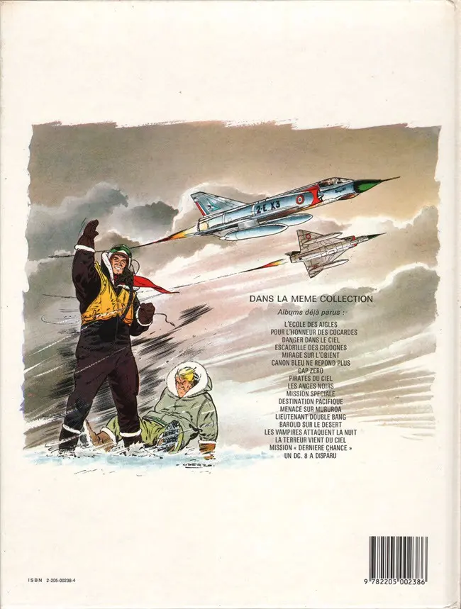 Verso de l'album Tanguy et Laverdure Tome 8 Pirates du ciel