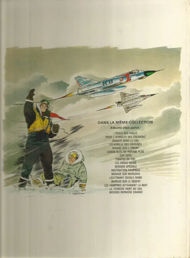 Verso de l'album Tanguy et Laverdure Tome 12 Menace sur mururoa