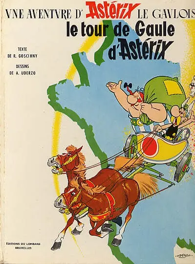 Couverture de l'album Astérix Tome 5 Le tour de Gaule d'Astérix