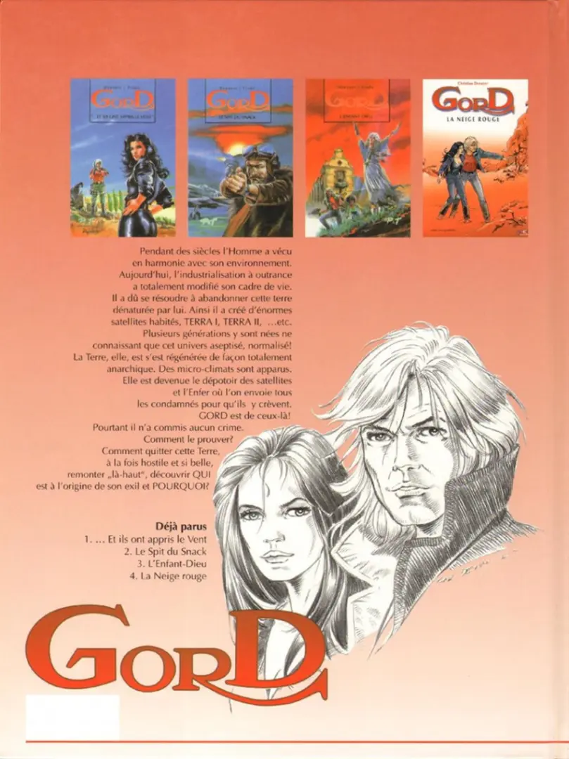 Verso de l'album Gord Tome 4 La neige rouge