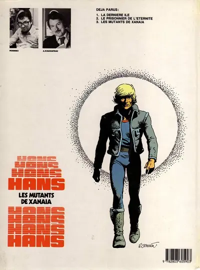 Verso de l'album Hans Tome 3 Les mutants de Xanaïa
