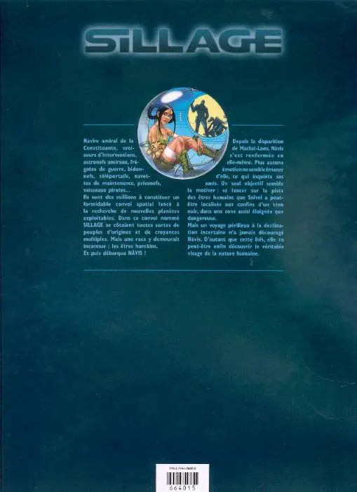 Verso de l'album Sillage Tome 8 Nature Humaine