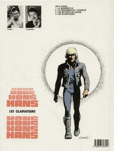 Verso de l'album Hans Tome 4 Les gladiateurs