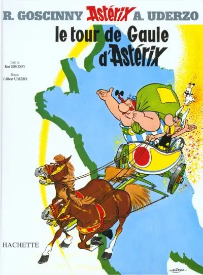 Couverture de l'album Astérix Tome 5 Le tour de Gaule d'Astérix