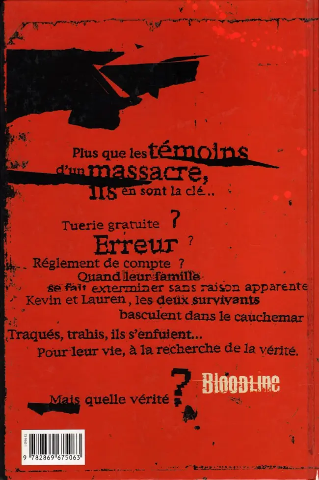 Verso de l'album Bloodline