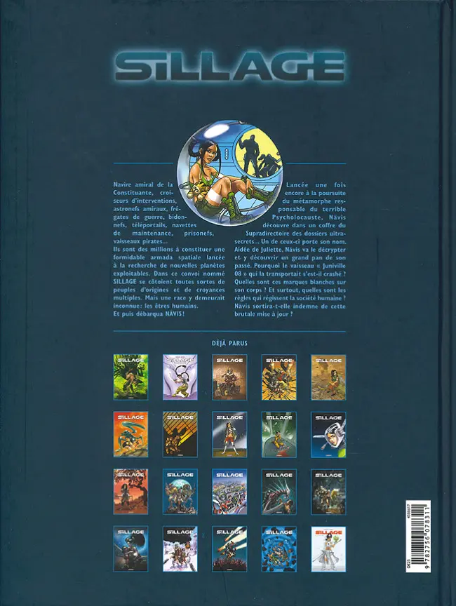 Verso de l'album Sillage Tome 20 Mise à jour