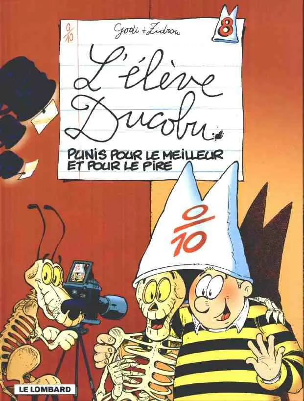 Couverture de l'album L'Élève Ducobu Tome 8 Punis pour le meilleur et pour le pire