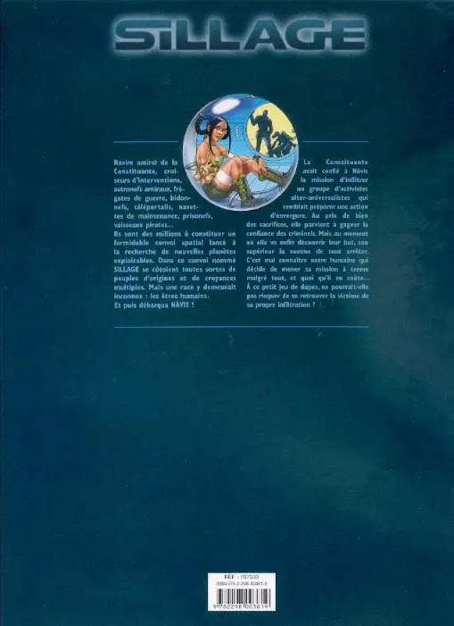 Verso de l'album Sillage Tome 9 Infiltrations