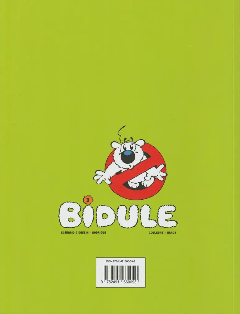 Verso de l'album Bidule Tome 3 L'os du molosse