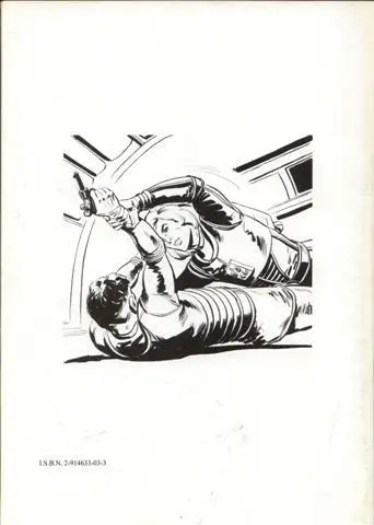 Verso de l'album John Parade Tome 1 Le patrouilleur de l'espace