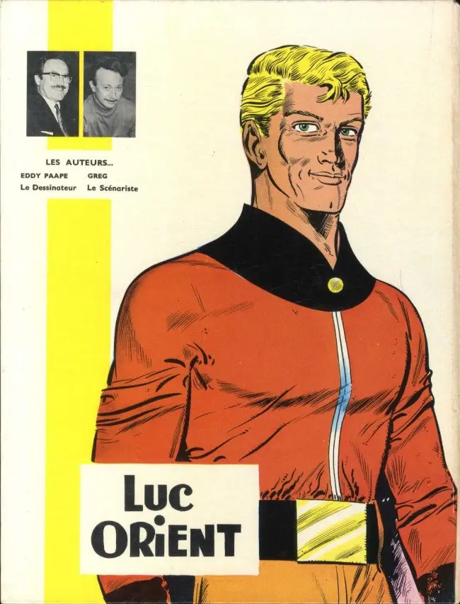Verso de l'album Luc Orient Tome 2 Les soleils de glace