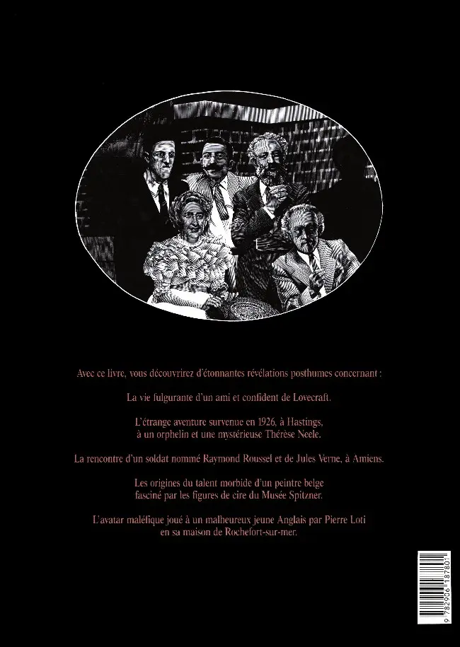 Verso de l'album Révélations posthumes