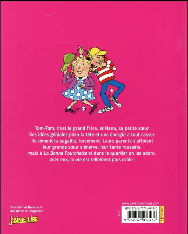 Verso de l'album Tom-Tom et Nana Tome 10 Les premiers de la classe