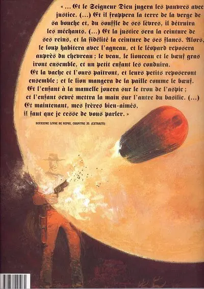 Verso de l'album Colt Walker Tome 1 Gila