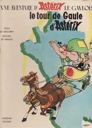 Couverture de l'album Astérix Tome 5 Le tour de Gaule d'Astérix