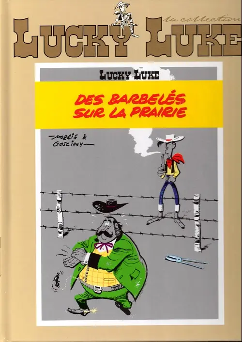 Couverture de l'album Lucky Luke La collection Tome 61 Des barbelés sur la prairie