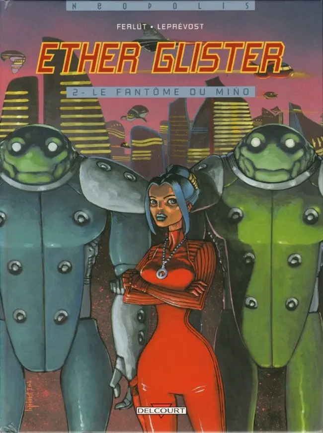 Couverture de l'album Ether Glister Tome 2 Le fantôme du Mino