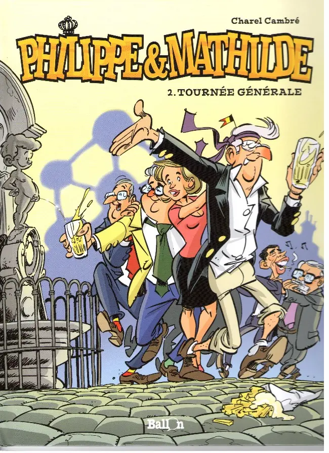 Couverture de l'album Philippe & Mathilde Tome 2 Tournée générale
