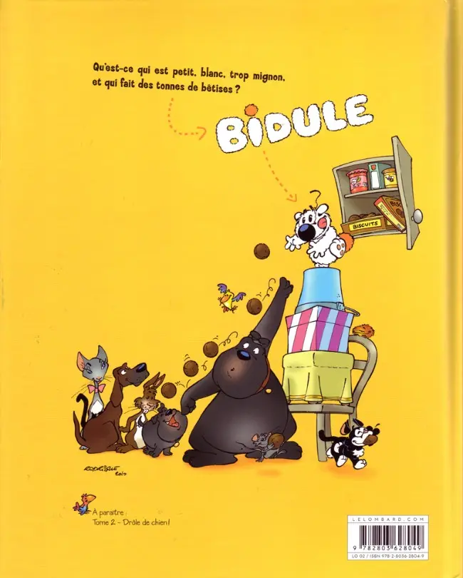 Verso de l'album Bidule Tome 1 Agazou !