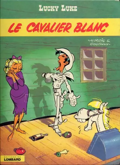 Couverture de l'album Lucky Luke Tome 43 Le cavalier blanc