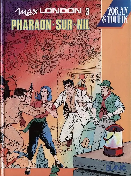 Couverture de l'album Max London Tome 3 Pharaon-sur-Nil