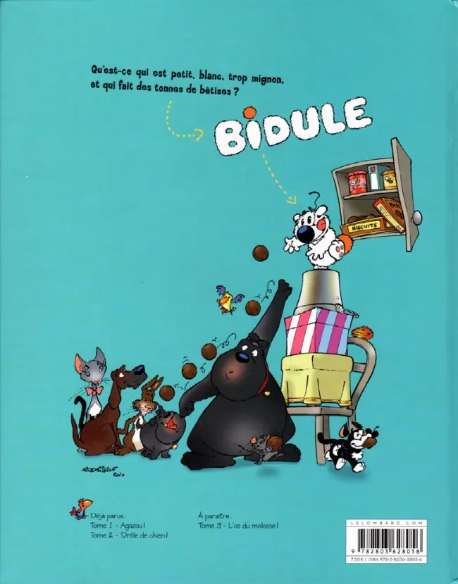 Verso de l'album Bidule Tome 2 Drôle de chien !