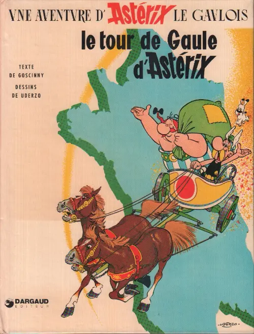 Couverture de l'album Astérix Tome 5 Le tour de Gaule d'Astérix