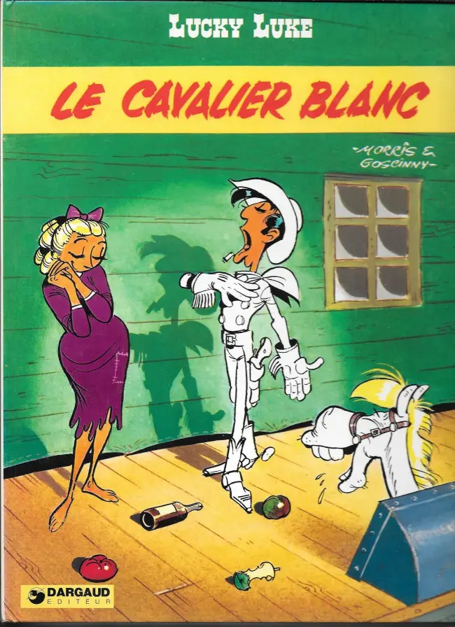 Couverture de l'album Lucky Luke Tome 43 Le cavalier blanc